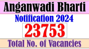 Anganwadi Bharti Notification List 2024