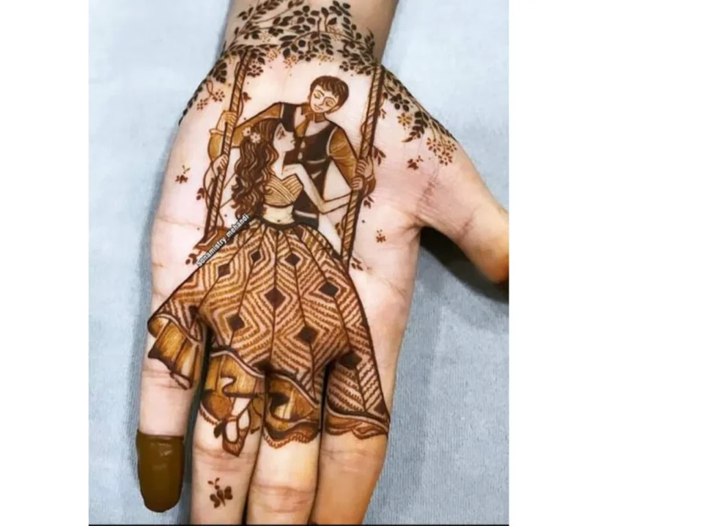 Teej Special Mehndi Design