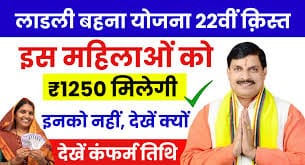 लाड़ली बहना योजना की 22वीं किस्त: सवा करोड़ बहनों को इस दिन मिलेगा लाभ