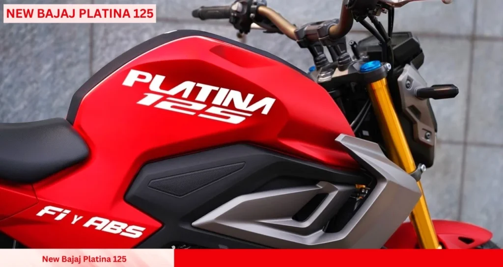 Bajaj Platina 125 bike with 125cc engine and 70 kmpl mileage in new premium look