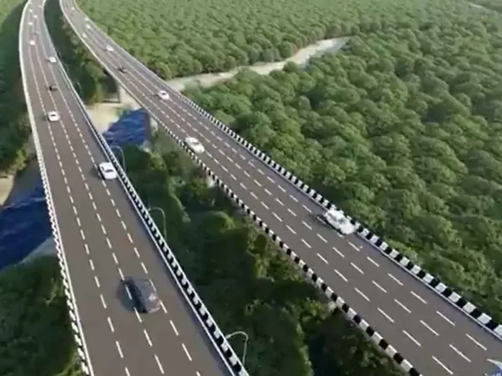 एक्सप्रेसवे का एरियल व्यू